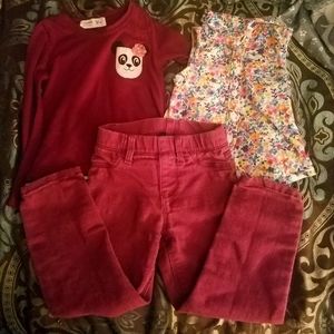 Baby girl clothes ( shirts T2 ) (pant T3)